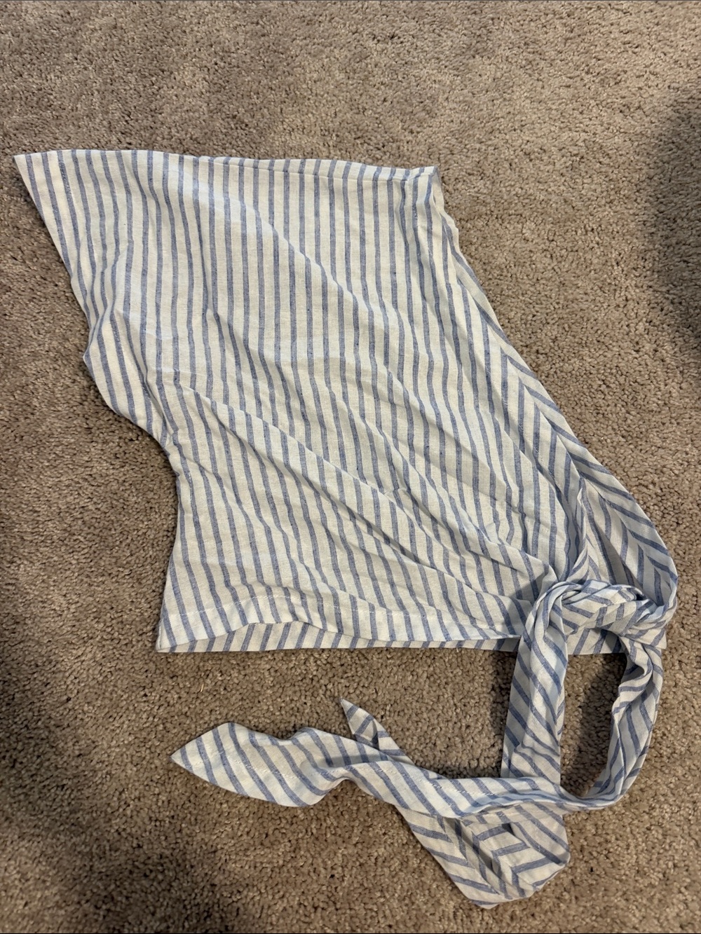 SIR the label Blue and White Striped Tie-Top